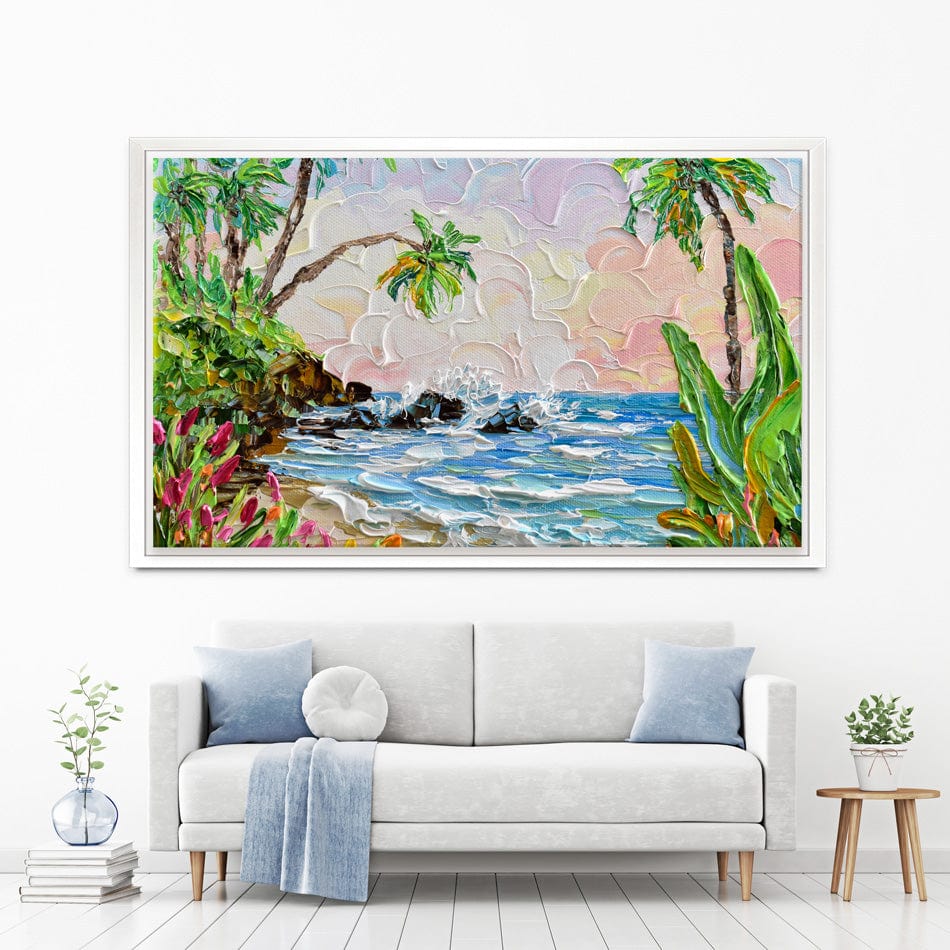 Laguna Canvas Print wall art product Olga Tkachyk