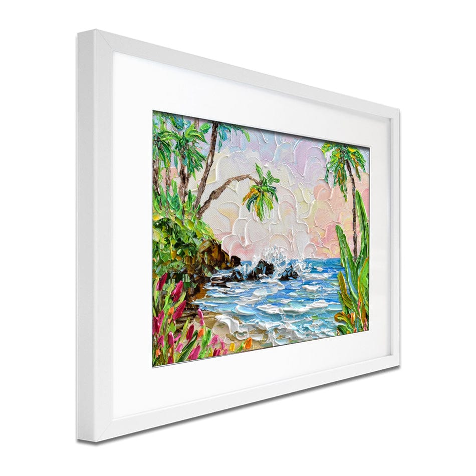 Laguna Framed Art Print wall art product Olga Tkachyk