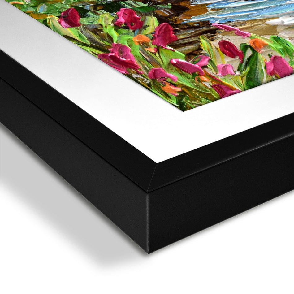 Laguna Framed Art Print wall art product Olga Tkachyk