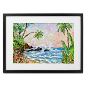 Laguna Framed Art Print wall art product Olga Tkachyk