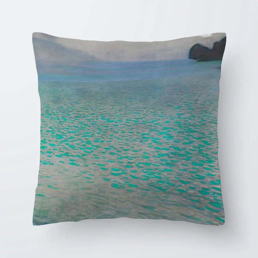 Lake Attersee Cushion Lake Attersee Cushion wall art product Gustav Klimt