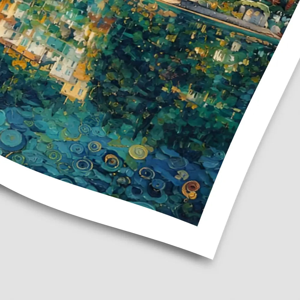 Lake Como Nouveau Art Print Lake Como Nouveau Art Print wall art product David Alexander Elder