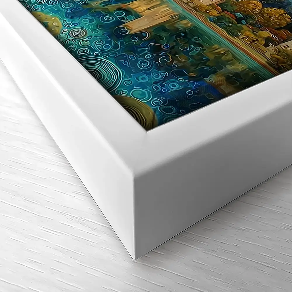Lake Garda Nouveau Canvas Print Lake Garda Nouveau Canvas Print wall art product David Alexander Elder