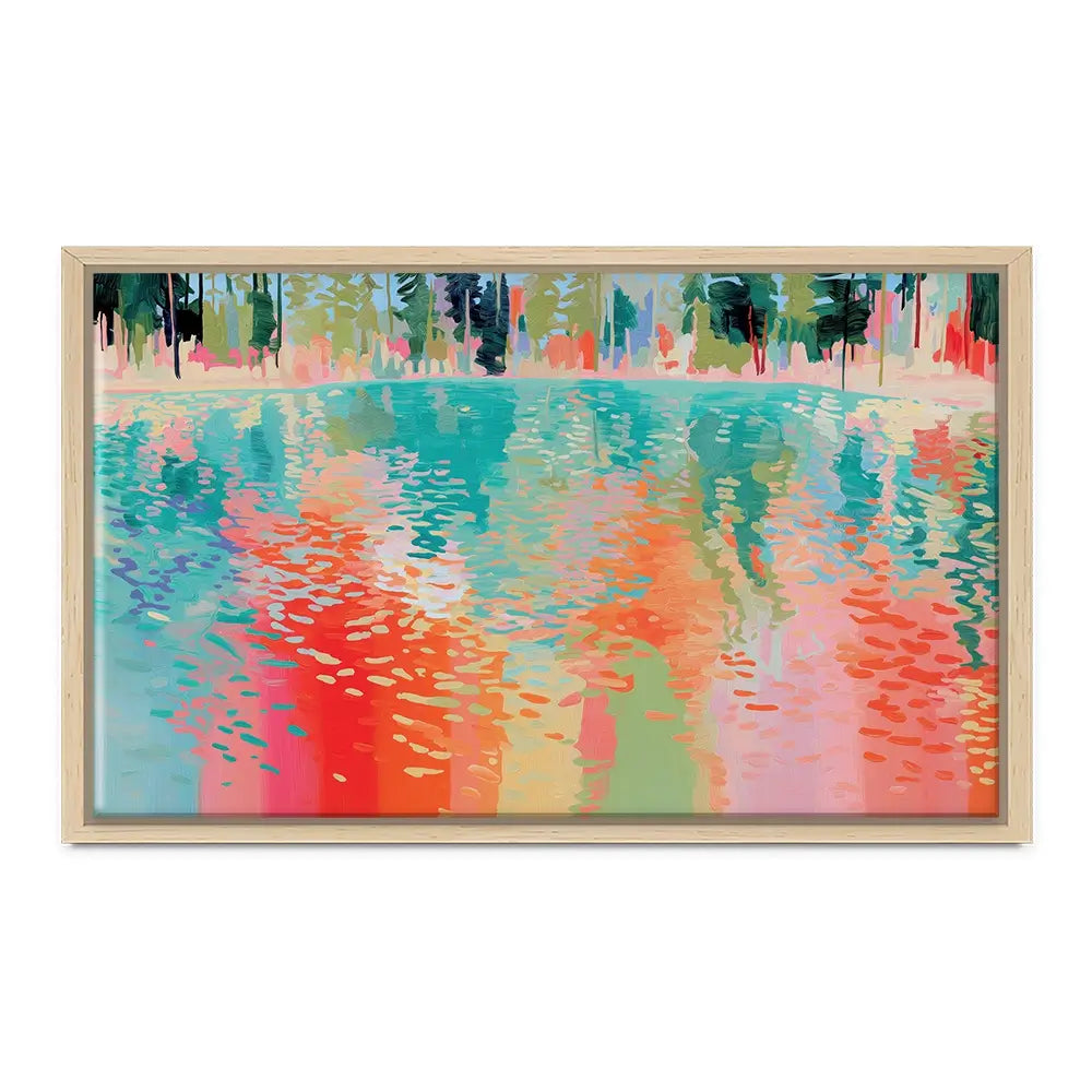 Lake Of Reflections Canvas Print Lake Of Reflections Canvas Print wall art product Chromatic Storm Studio