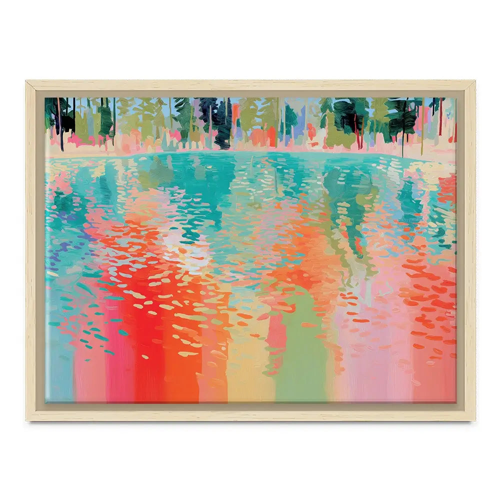Lake Of Reflections Canvas Print Lake Of Reflections Canvas Print wall art product Chromatic Storm Studio