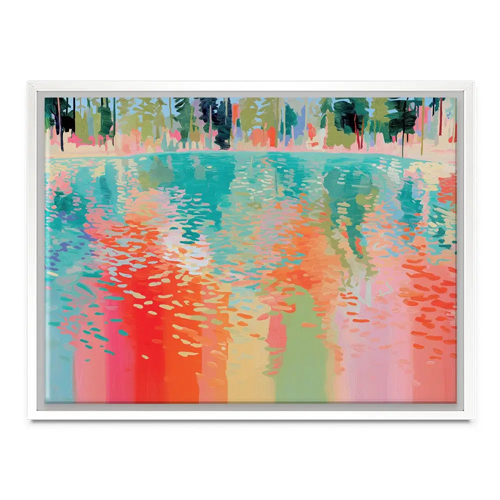 Lake Of Reflections Canvas Print Lake Of Reflections Canvas Print wall art product Chromatic Storm Studio