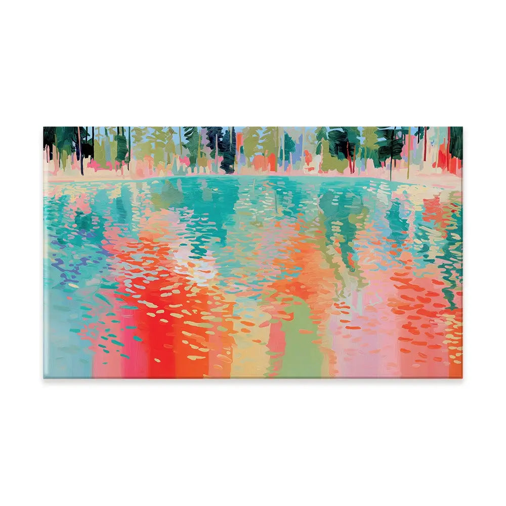 Lake Of Reflections Canvas Print Lake Of Reflections Canvas Print wall art product Chromatic Storm Studio