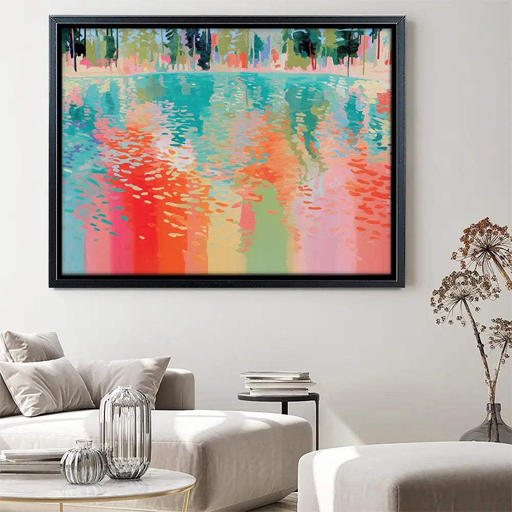 Lake Of Reflections Canvas Print Lake Of Reflections Canvas Print wall art product Chromatic Storm Studio