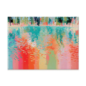 Lake Of Reflections Canvas Print Lake Of Reflections Canvas Print wall art product Chromatic Storm Studio