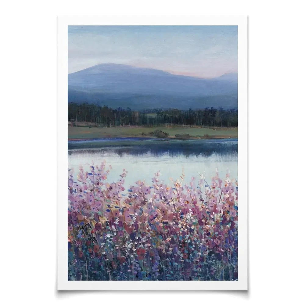 Lakeside Mountain Art Print Lakeside Mountain Art Print wall art product Tim O'Toole