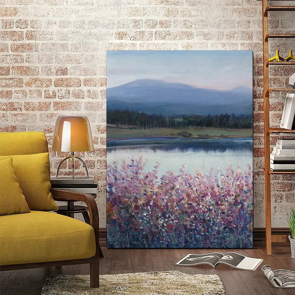 Lakeside Mountain Canvas Print Lakeside Mountain Canvas Print wall art product Tim O'Toole
