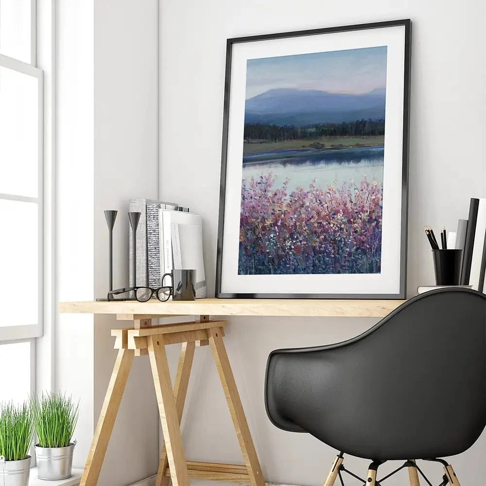 Lakeside Mountain Framed Art Print Lakeside Mountain Framed Art Print wall art product Tim O'Toole