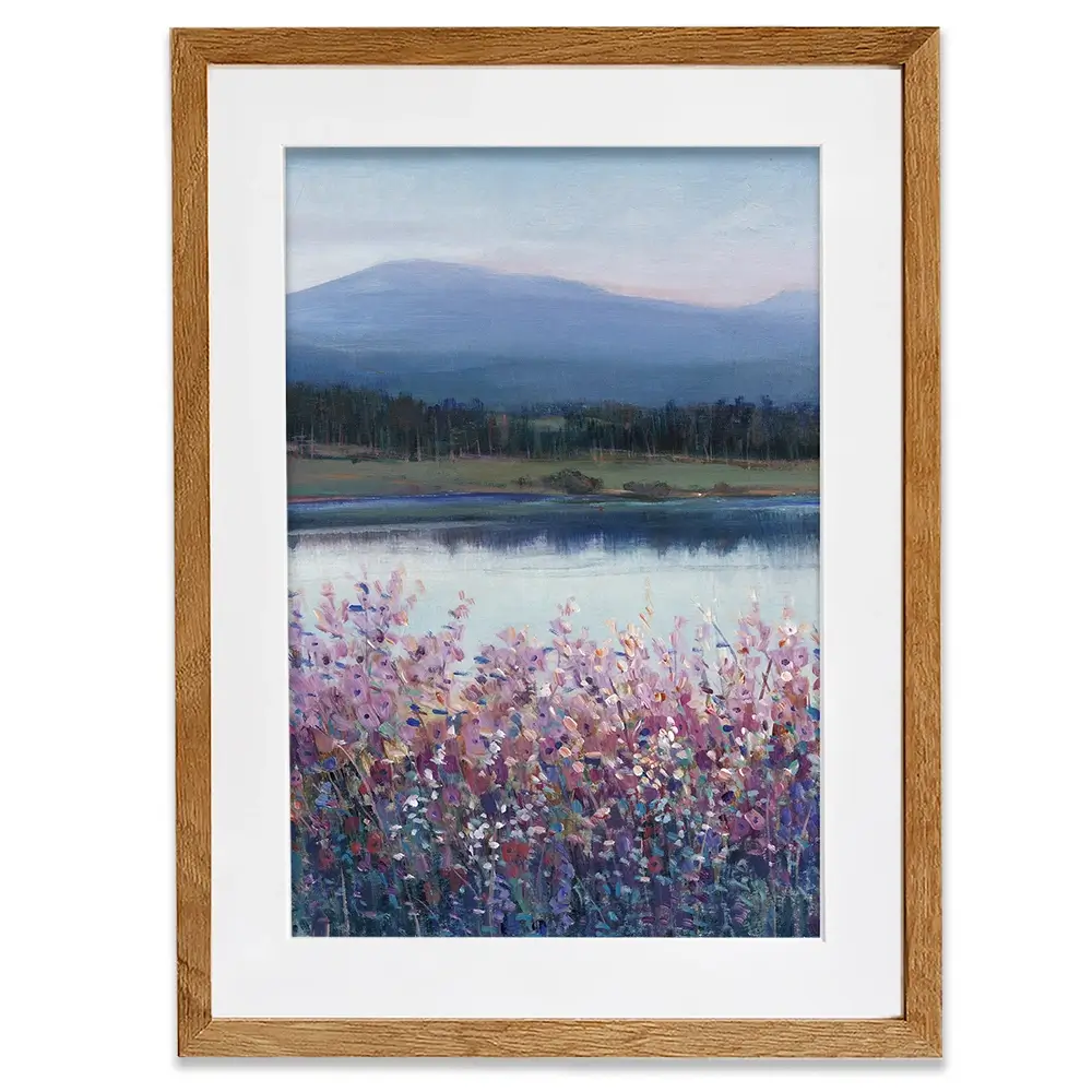 Lakeside Mountain Framed Art Print Lakeside Mountain Framed Art Print wall art product Tim O'Toole