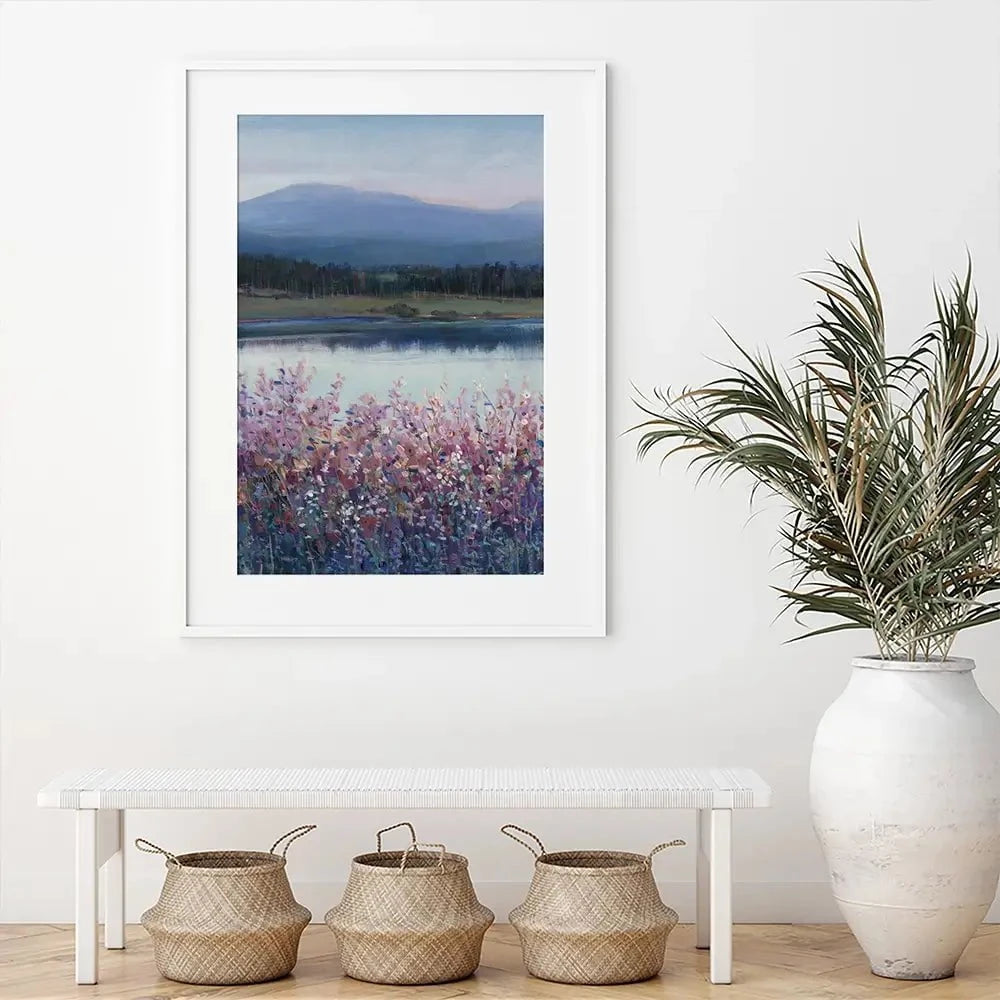 Lakeside Mountain Framed Art Print Lakeside Mountain Framed Art Print wall art product Tim O'Toole