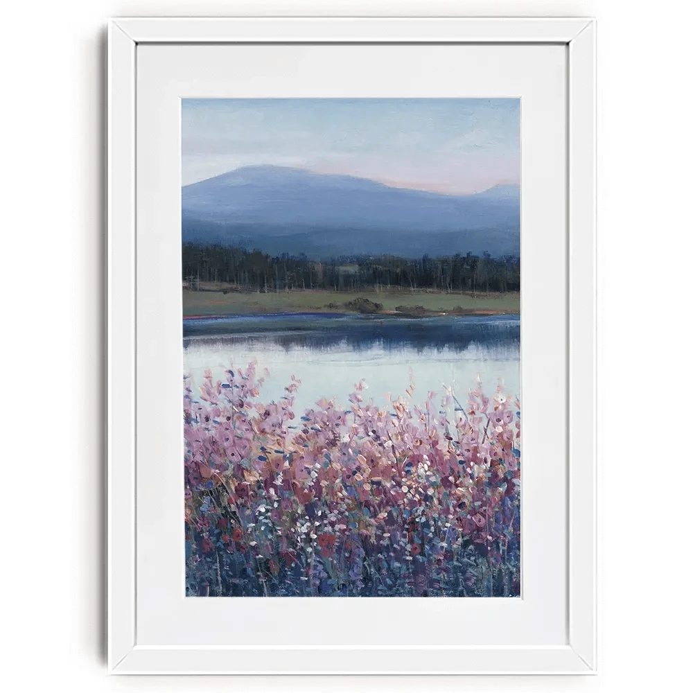 Lakeside Mountain Framed Art Print Lakeside Mountain Framed Art Print wall art product Tim O'Toole