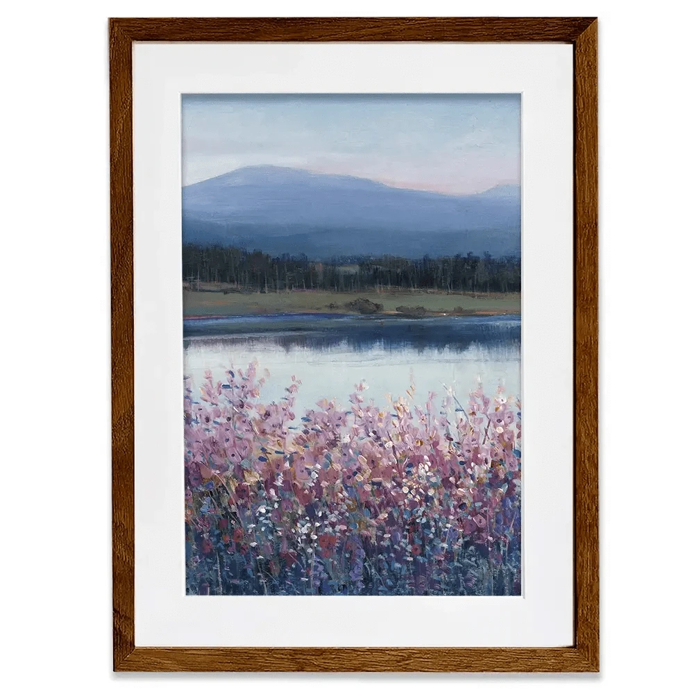 Lakeside Mountain Framed Art Print Lakeside Mountain Framed Art Print wall art product Tim O'Toole