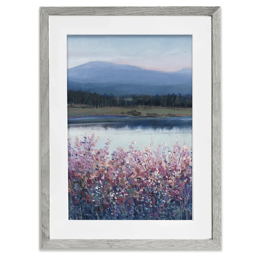 Lakeside Mountain Framed Art Print Lakeside Mountain Framed Art Print wall art product Tim O'Toole