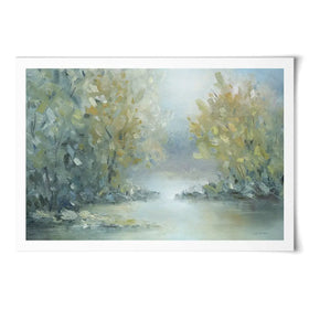 Lakeside Tranquility Art Print Lakeside Tranquility Art Print wall art product Carol Robinson