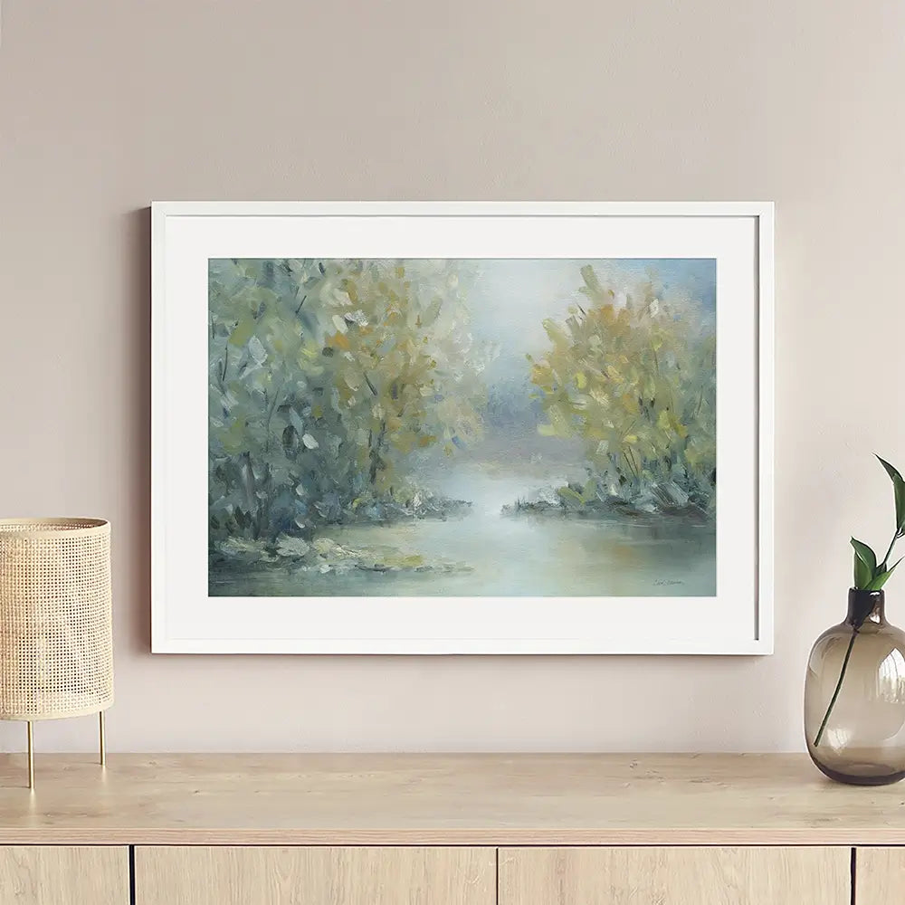 Lakeside Tranquility Framed Art Print Lakeside Tranquility Framed Art Print wall art product Carol Robinson