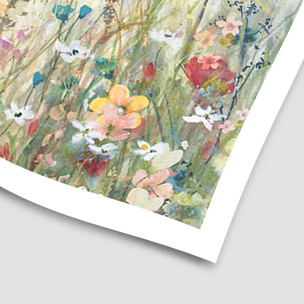 Lakeside Wildflowers Art Print Lakeside Wildflowers Art Print wall art product Carol Robinson