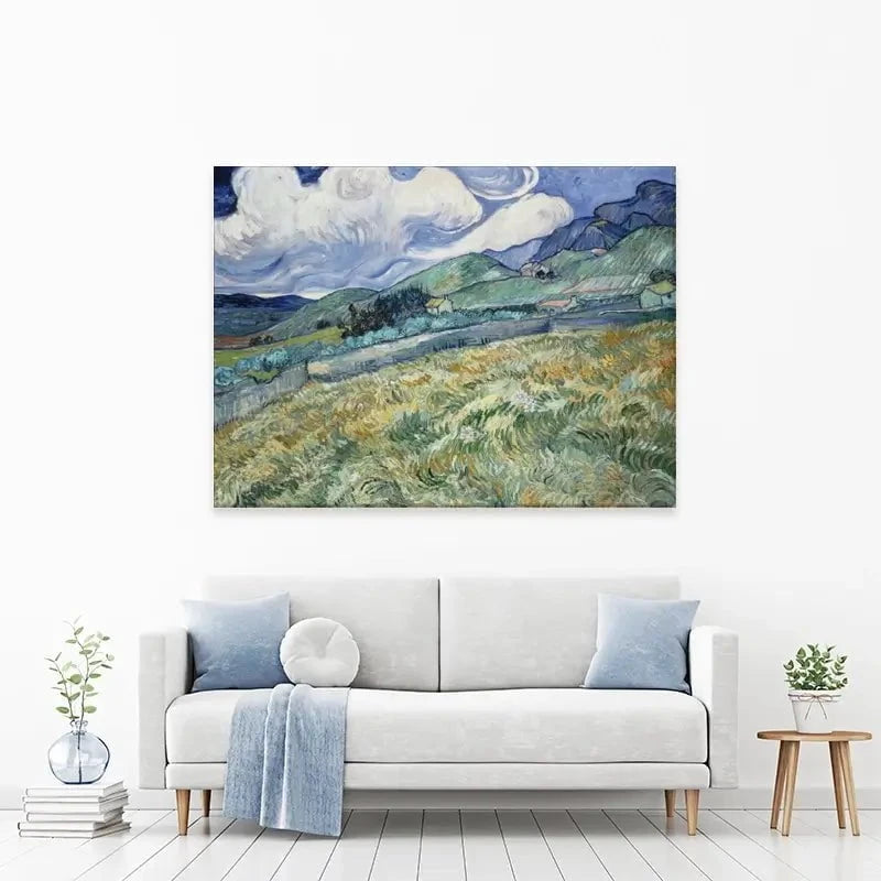 Landscape From Saint Remy Canvas Print Landscape From Saint Remy Canvas Print wall art product Vincent Van Gogh