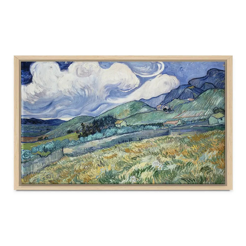 Landscape From Saint Remy Canvas Print Landscape From Saint Remy Canvas Print wall art product Vincent Van Gogh