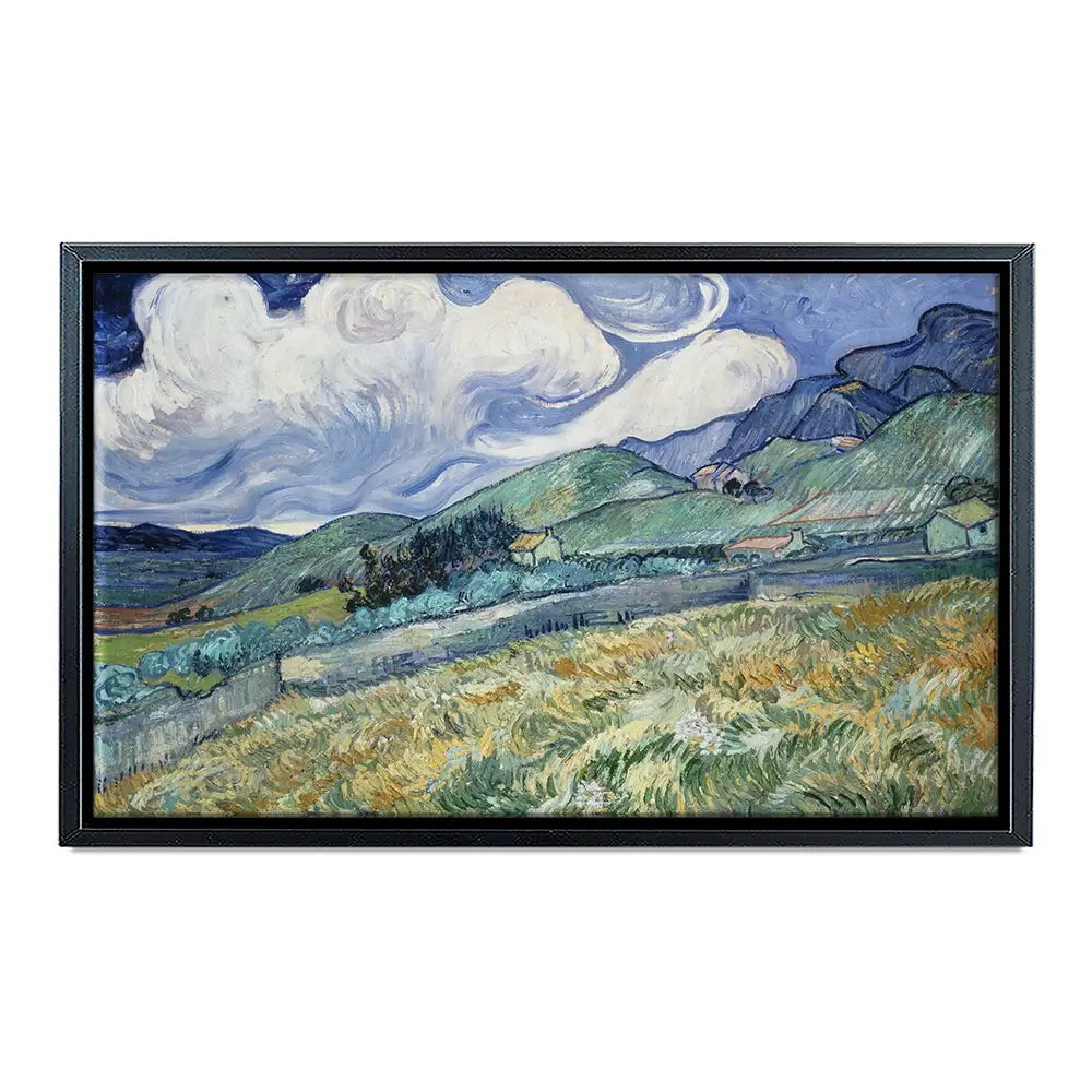 Landscape From Saint Remy Canvas Print Landscape From Saint Remy Canvas Print wall art product Vincent Van Gogh