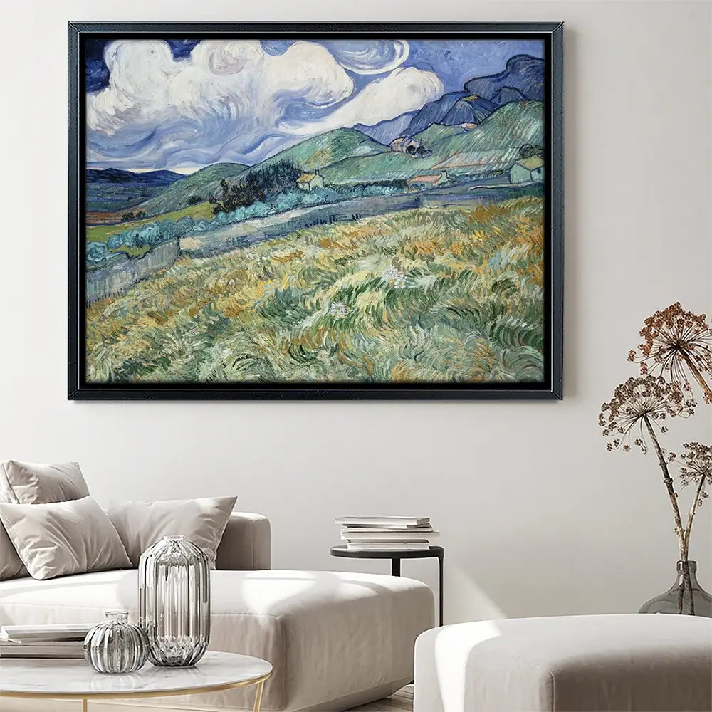 Landscape From Saint Remy Canvas Print Landscape From Saint Remy Canvas Print wall art product Vincent Van Gogh
