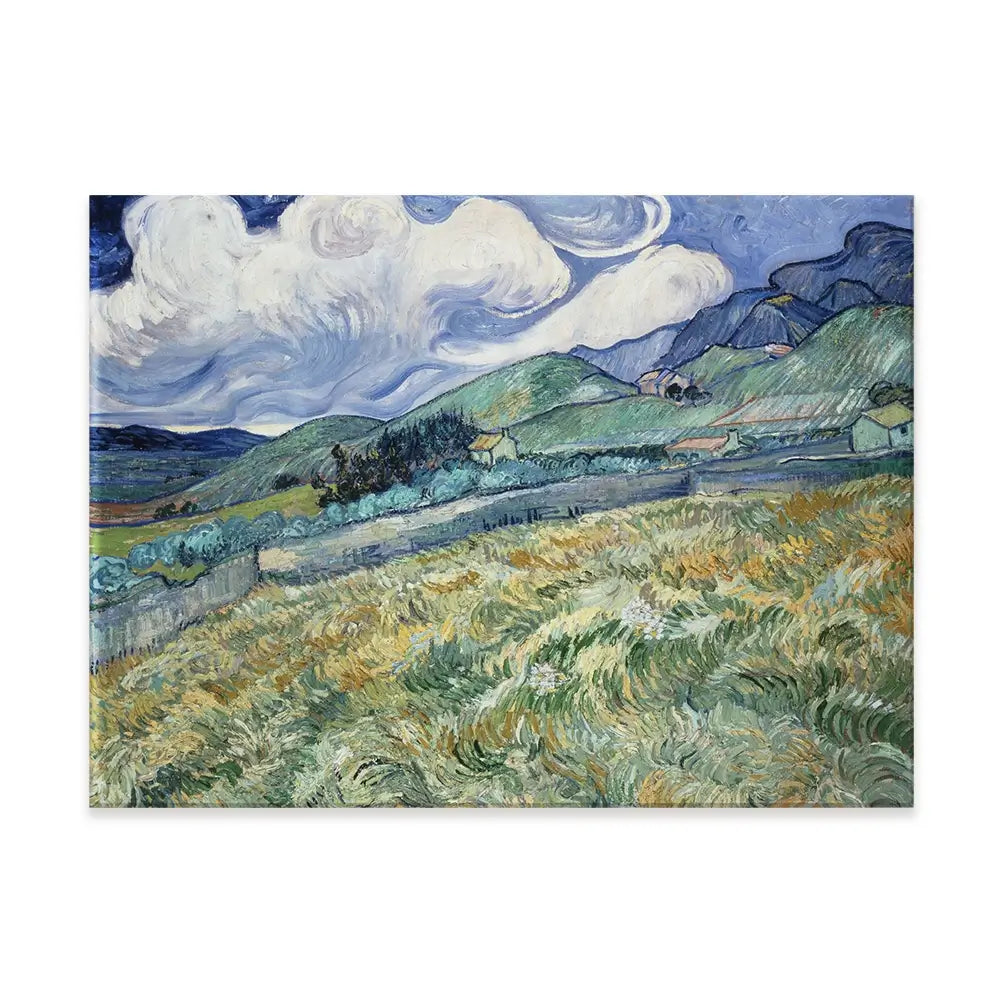 Landscape From Saint Remy Canvas Print Landscape From Saint Remy Canvas Print wall art product Vincent Van Gogh