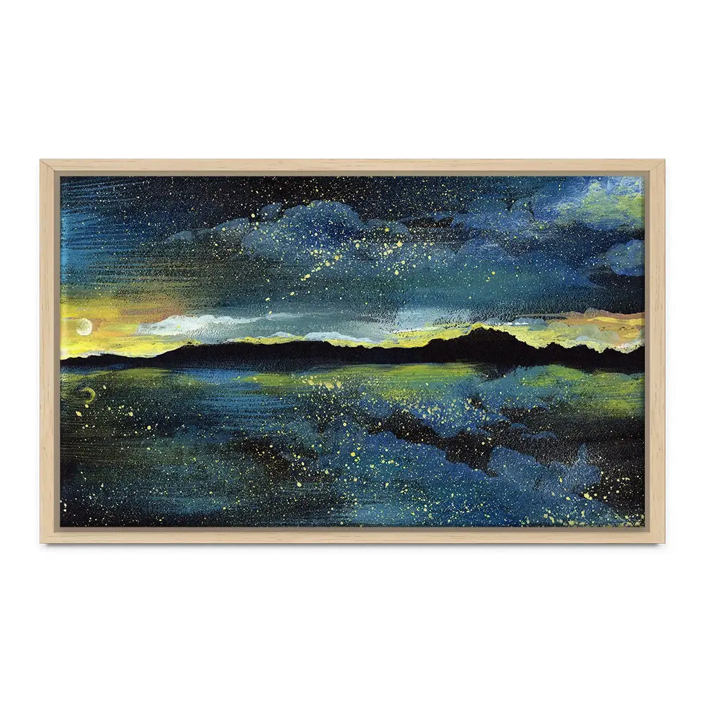 Landscape Sea At Night Oversized Canvas Print Landscape Sea At Night Oversized Canvas Print wall art product Kretsu Nataliya / Shutterstock