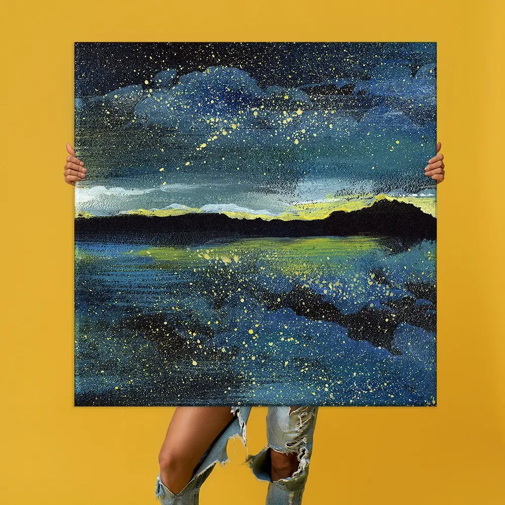 Landscape Sea At Night Oversized Canvas Print Landscape Sea At Night Oversized Canvas Print wall art product Kretsu Nataliya / Shutterstock