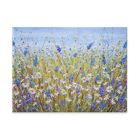 Lavender And Daisies Canvas Print Lavender And Daisies Canvas Print wall art product Olga Tkachyk