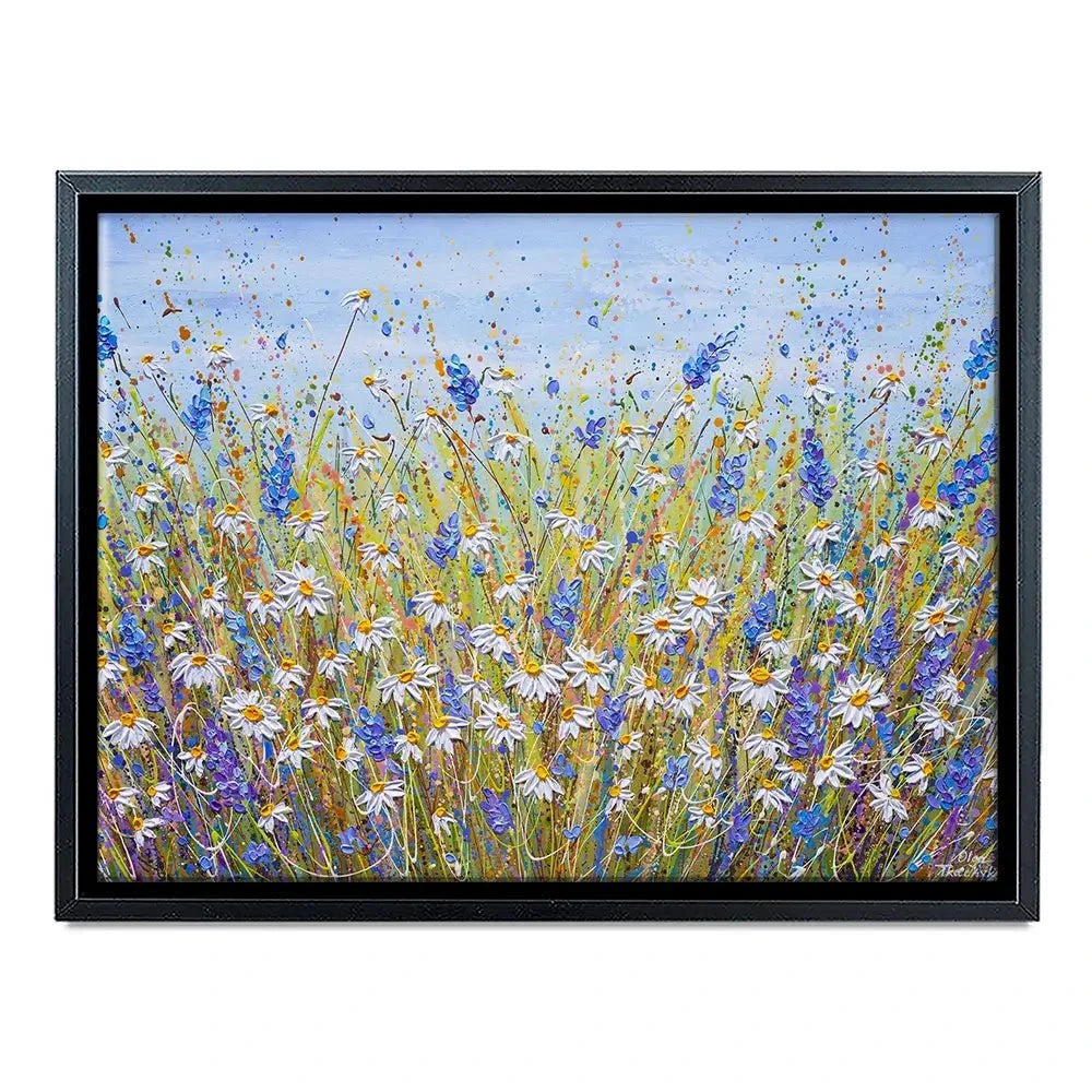 Lavender And Daisies Canvas Print Lavender And Daisies Canvas Print wall art product Olga Tkachyk