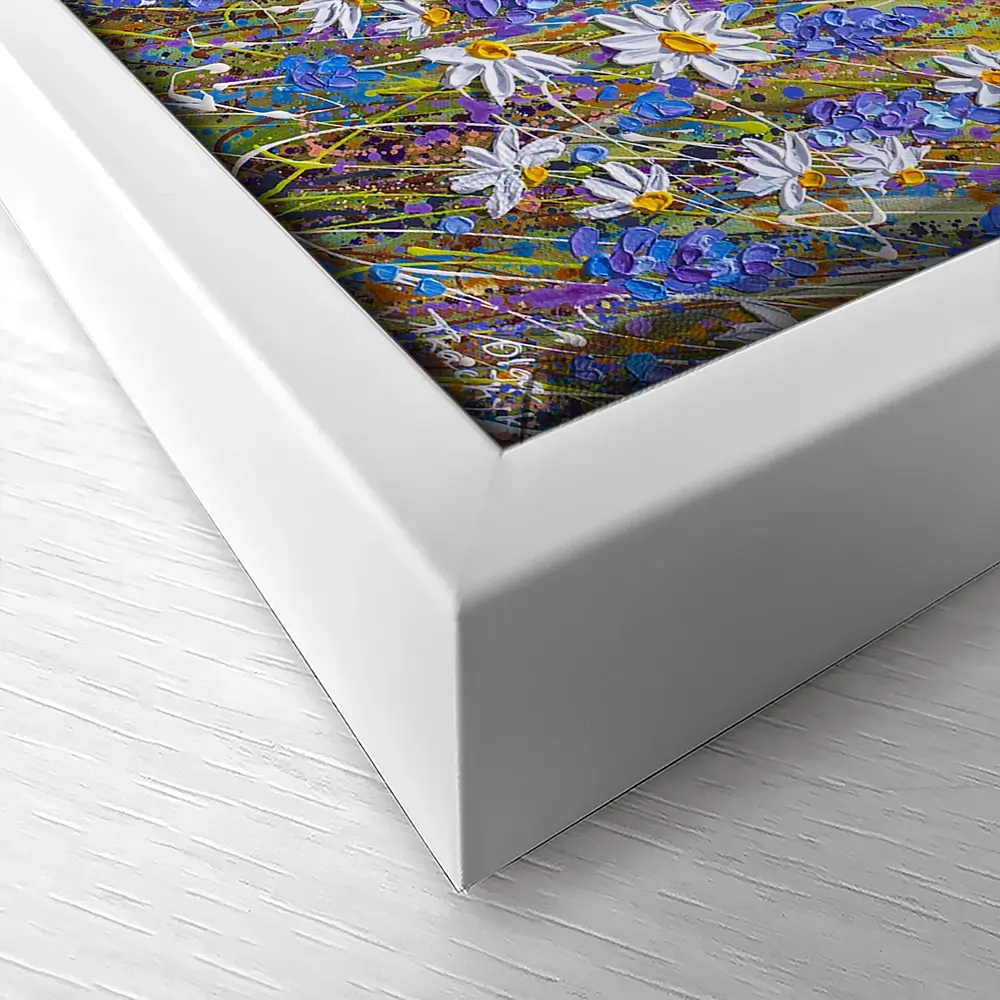 Lavender And Daisies Canvas Print Lavender And Daisies Canvas Print wall art product Olga Tkachyk