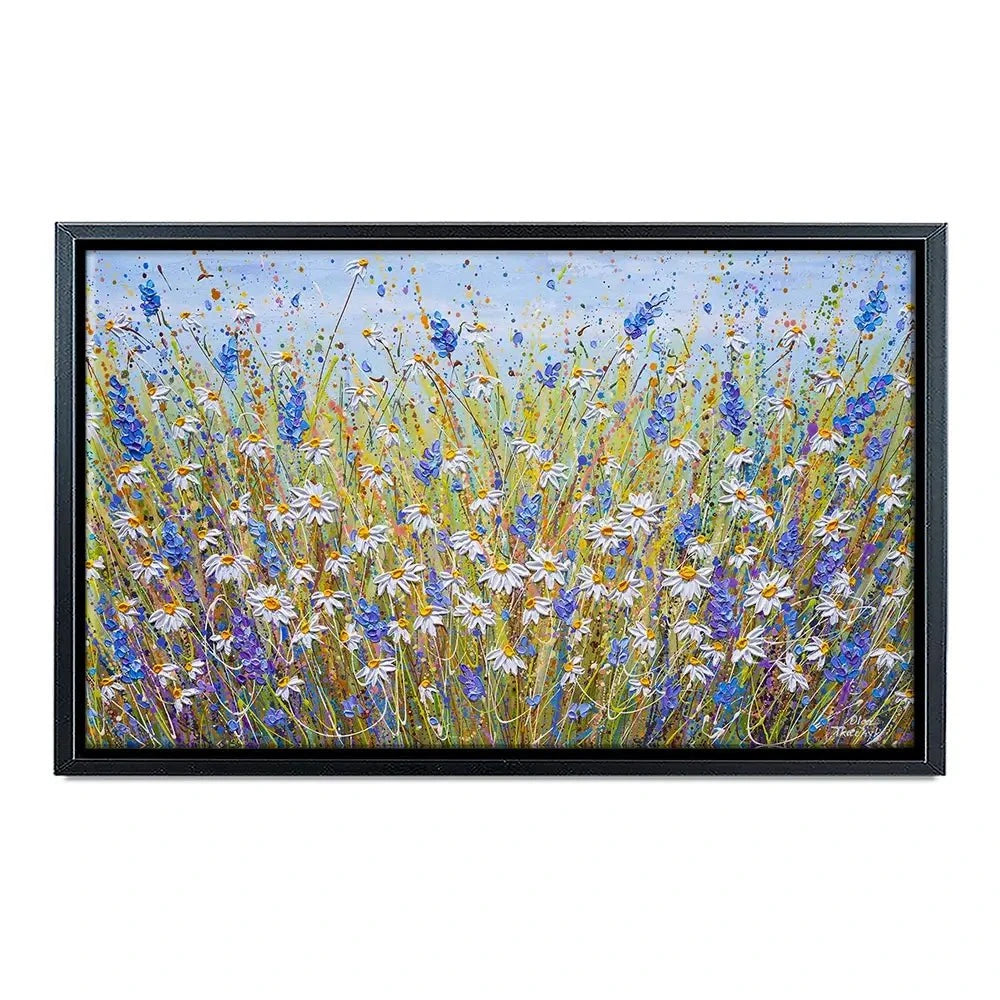 Lavender And Daisies Canvas Print Lavender And Daisies Canvas Print wall art product Olga Tkachyk