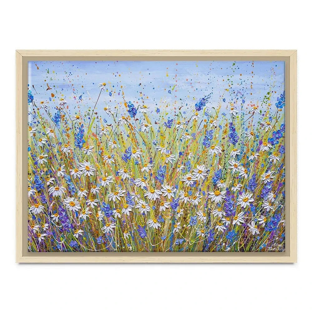 Lavender And Daisies Canvas Print Lavender And Daisies Canvas Print wall art product Olga Tkachyk
