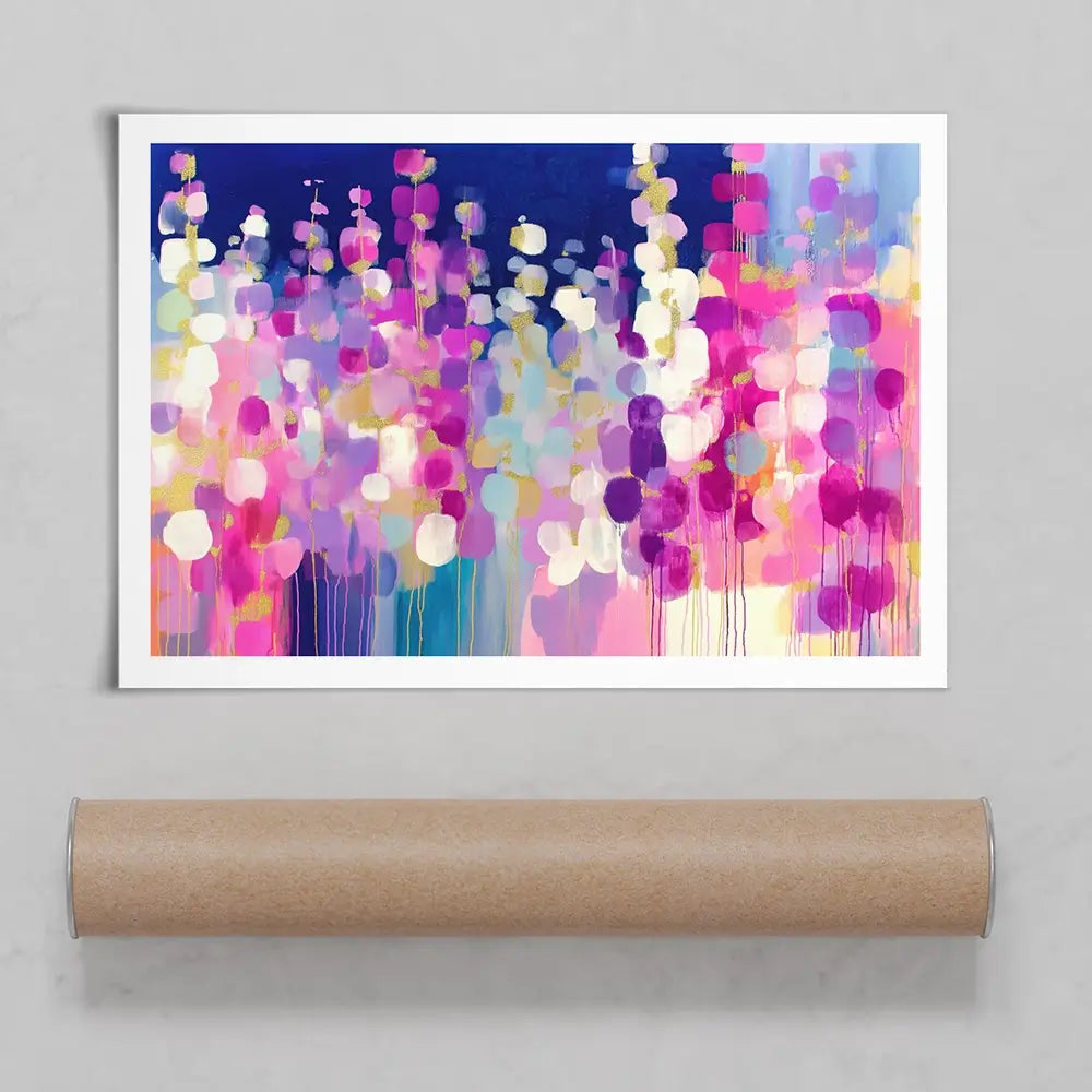 Lavender Glow At Twilight Art Print Lavender Glow At Twilight Art Print wall art product Chromatic Storm Studio
