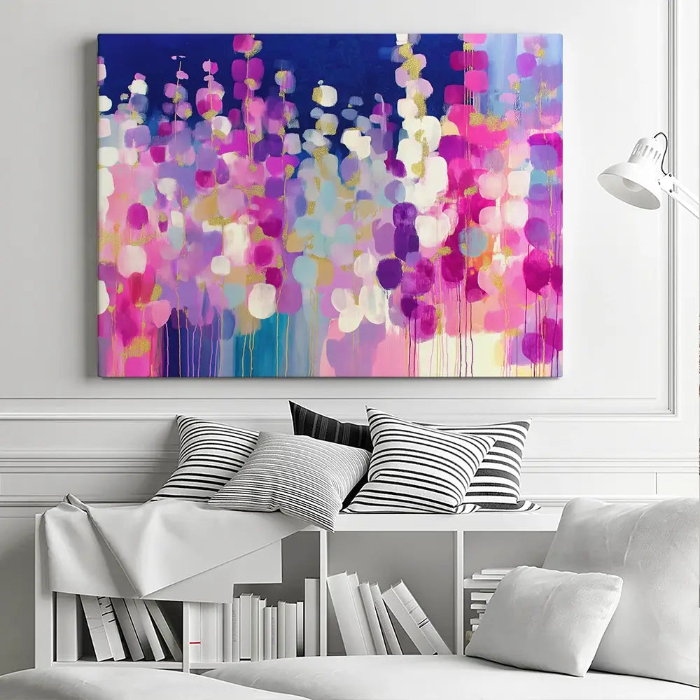 Lavender Glow At Twilight Canvas Print Lavender Glow At Twilight Canvas Print wall art product Chromatic Storm Studio
