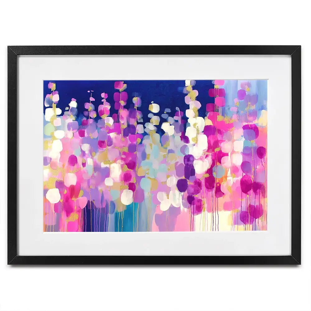Lavender Glow At Twilight Framed Art Print Lavender Glow At Twilight Framed Art Print wall art product Chromatic Storm Studio