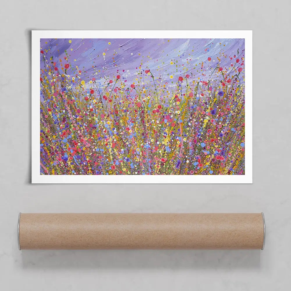 Lavender Haze Garden Art Print Lavender Haze Garden Art Print wall art product Olga Tkachyk