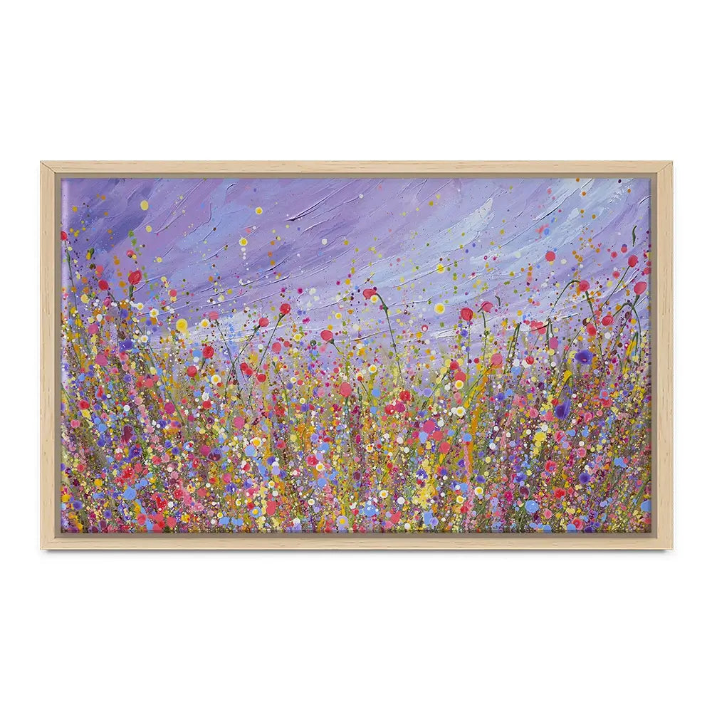 Lavender Haze Garden Canvas Print Lavender Haze Garden Canvas Print wall art product Olga Tkachyk