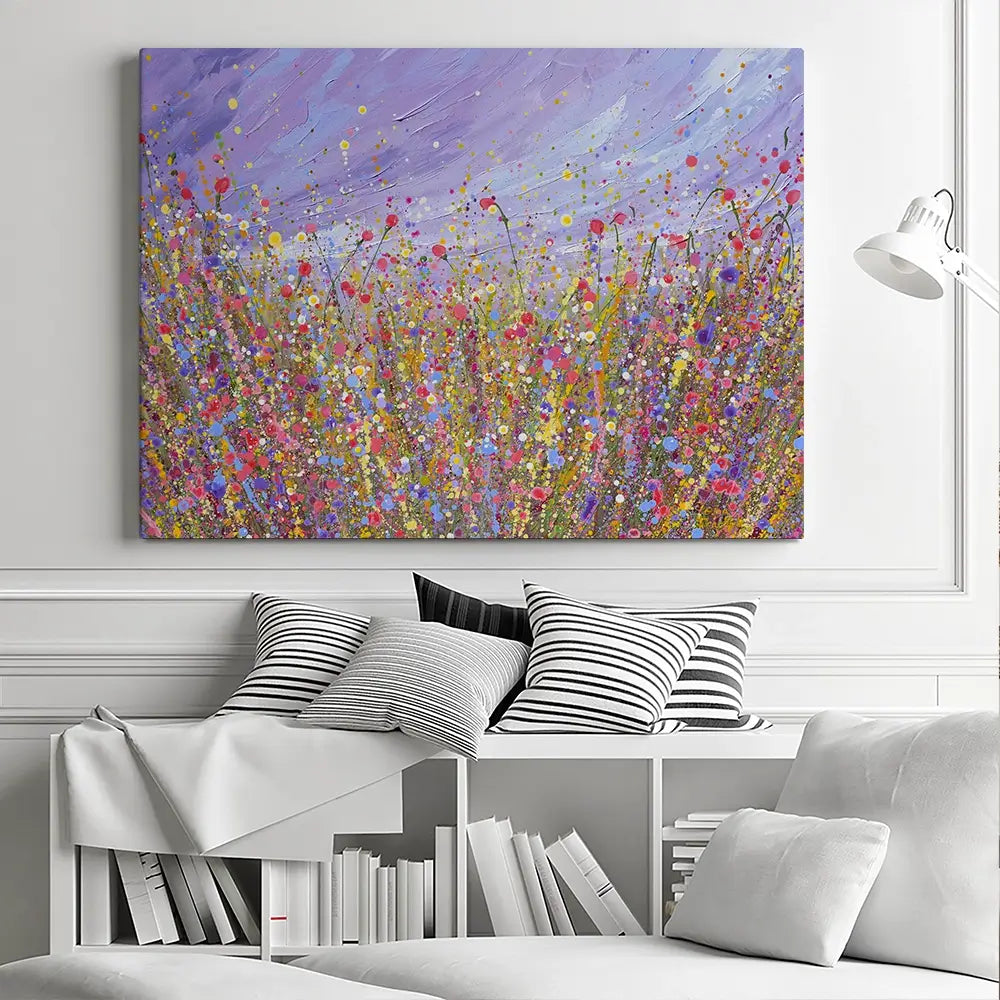 Lavender Haze Garden Canvas Print Lavender Haze Garden Canvas Print wall art product Olga Tkachyk