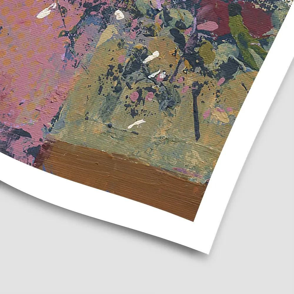 Lavish Bouquet Square Art Print Lavish Bouquet Square Art Print wall art product Carol Robinson