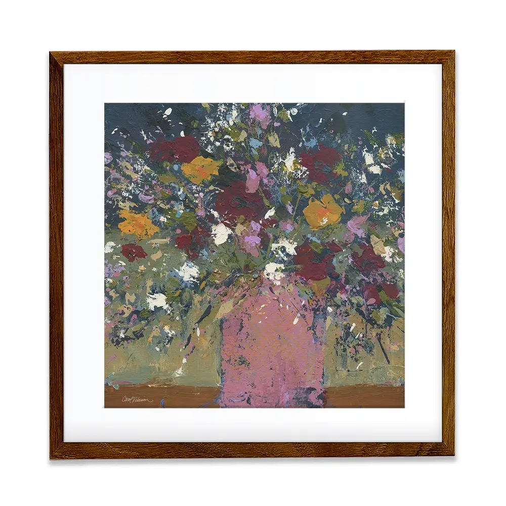 Lavish Bouquet Square Framed Art Print Lavish Bouquet Square Framed Art Print wall art product Carol Robinson