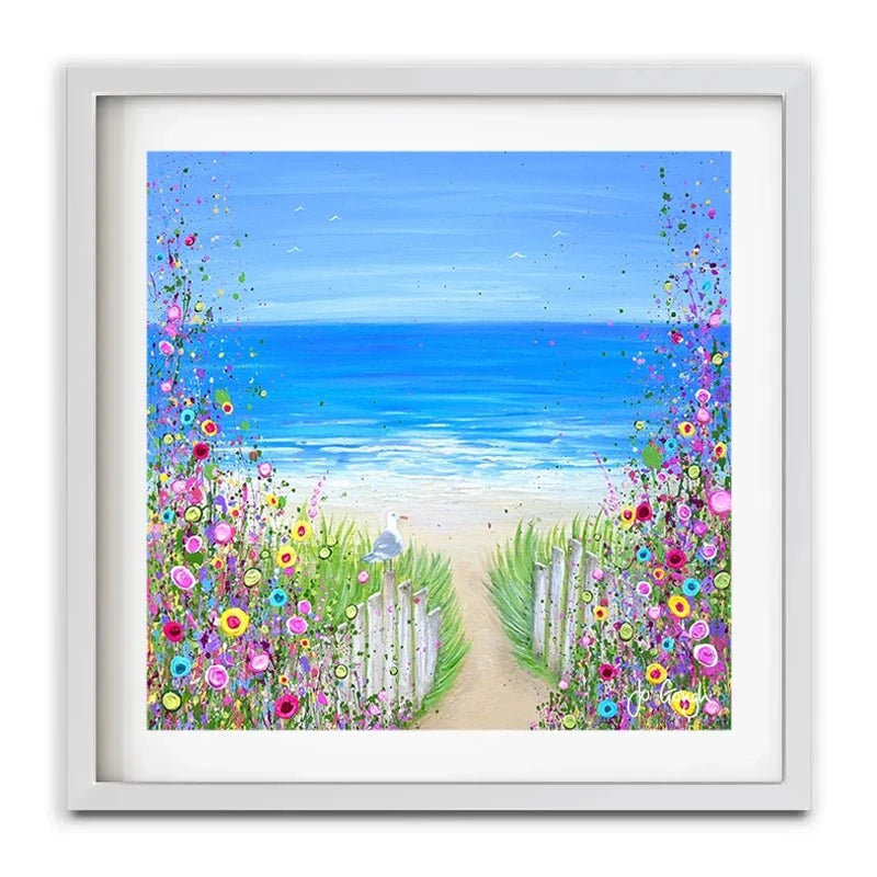 Lazy Summer Days Framed Art Print - JG Lazy Summer Days Framed Art Print - JG wall art product JGough
