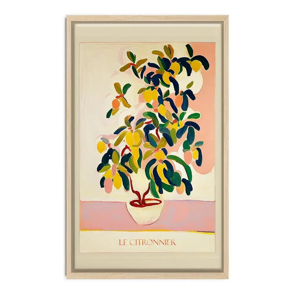 Le Citronnier Canvas Print Le Citronnier Canvas Print wall art product Treechild