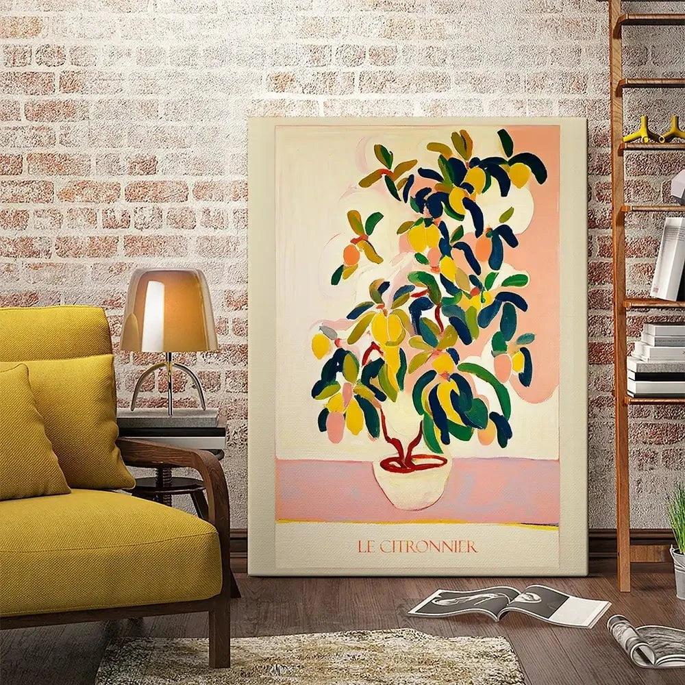 Le Citronnier Canvas Print Le Citronnier Canvas Print wall art product Treechild