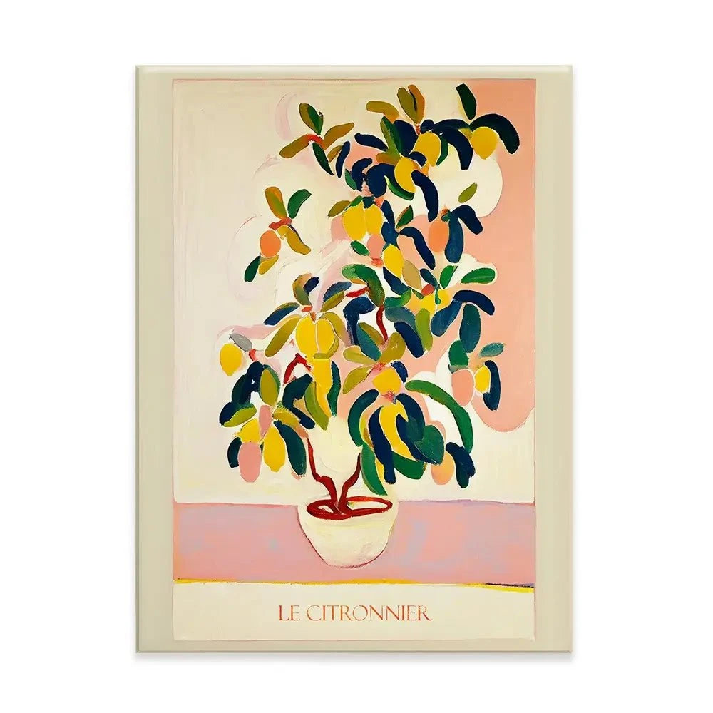 Le Citronnier Canvas Print Le Citronnier Canvas Print wall art product Treechild