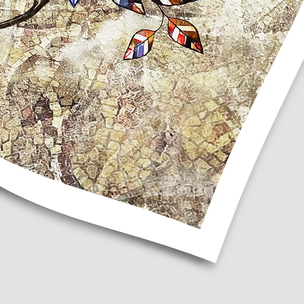 Leafy Adventure Square Art Print Leafy Adventure Square Art Print wall art product Art Print Shop