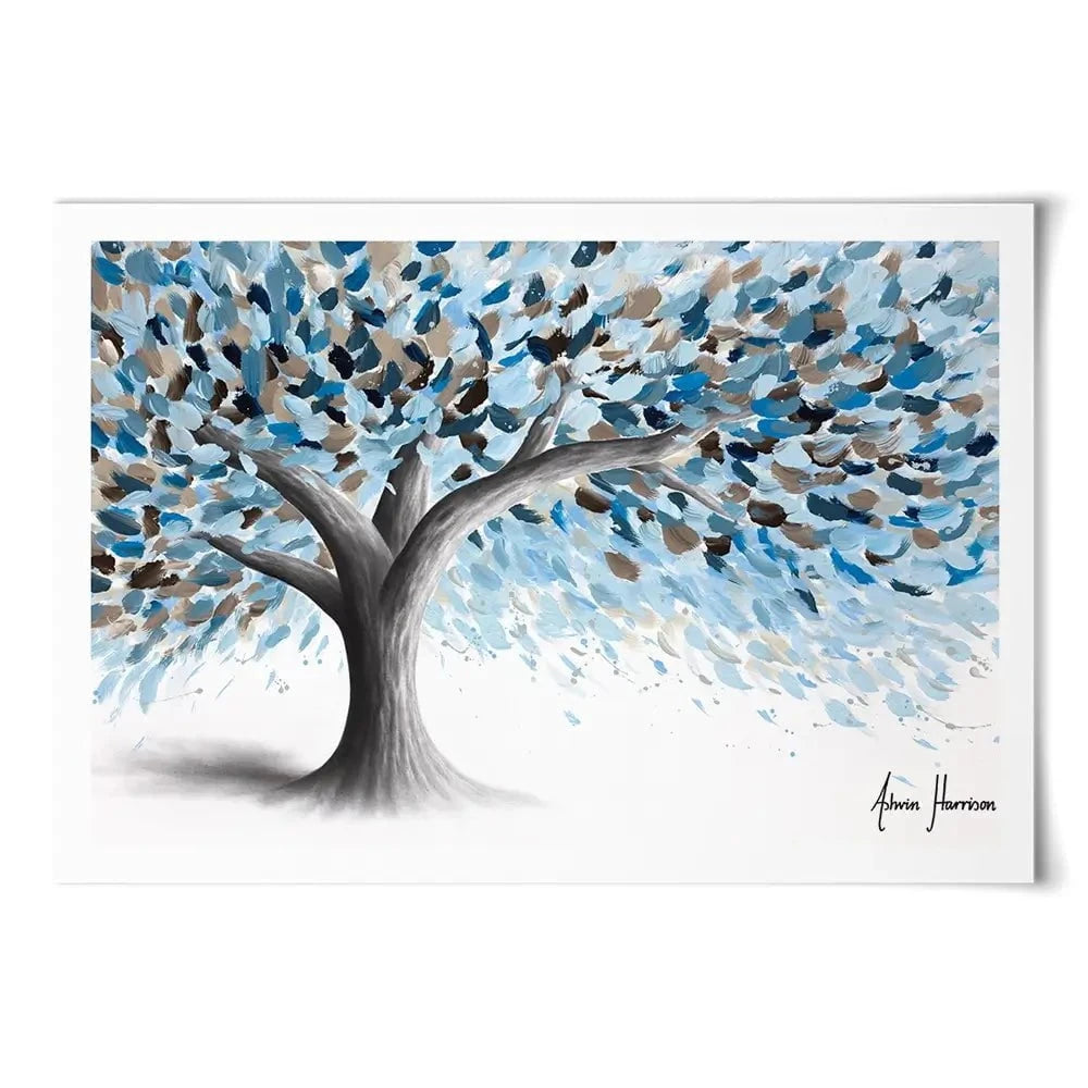 Leafy Lake Tree Art Print Leafy Lake Tree Art Print wall art product Ashvin Harrison